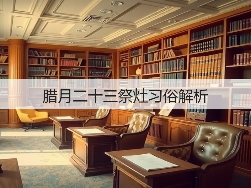 腊月二十三祭灶习俗解析