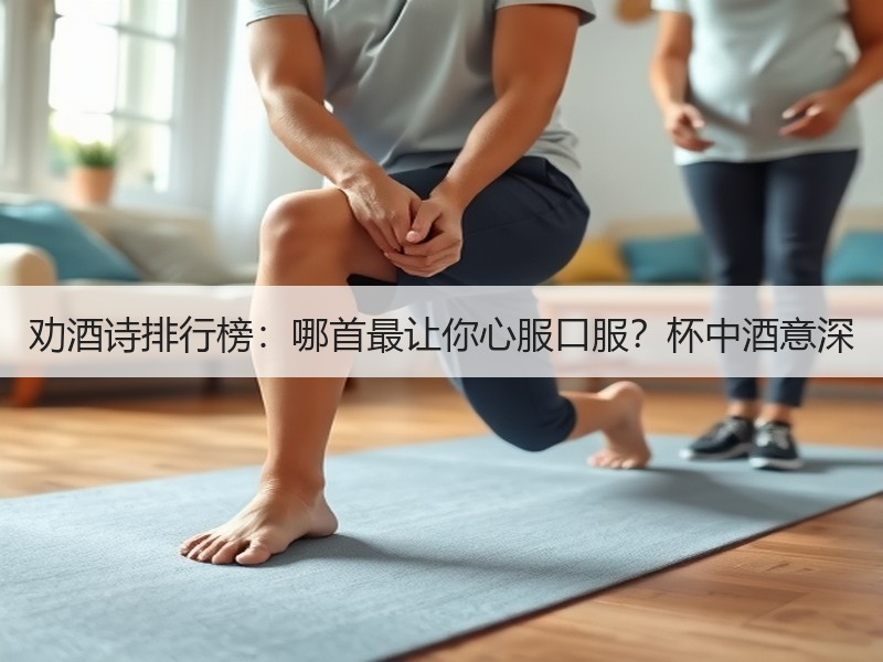 劝酒诗排行榜：哪首最让你心服口服？杯中酒意深