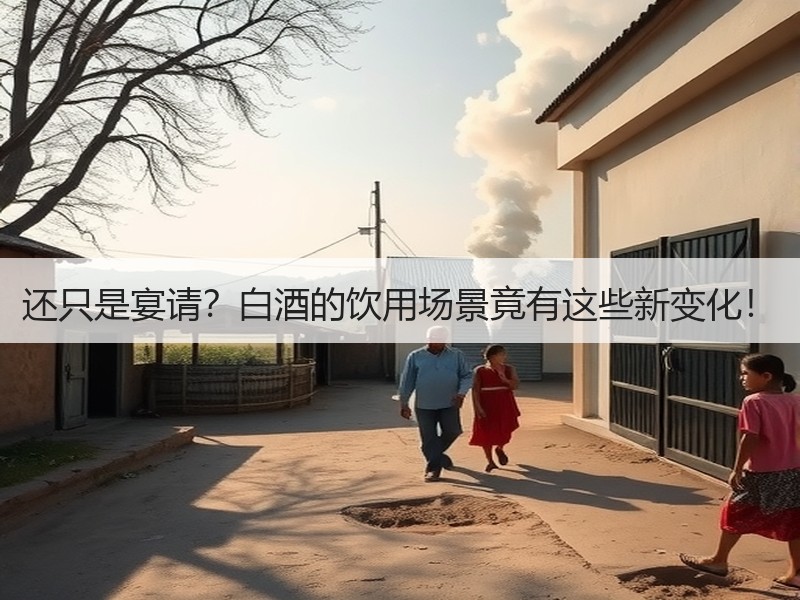 还只是宴请？白酒的饮用场景竟有这些新变化