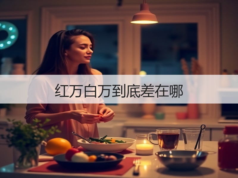 红万白万到底差在哪