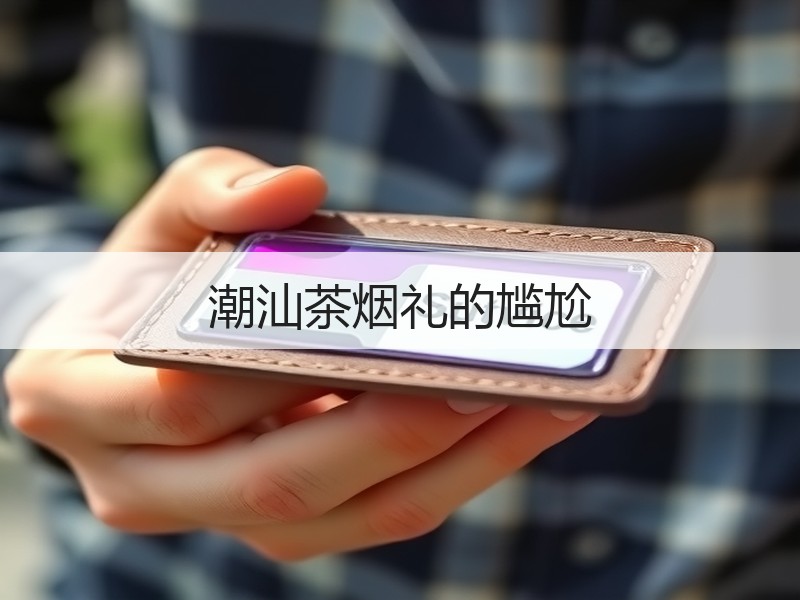 潮汕茶烟礼的尴尬