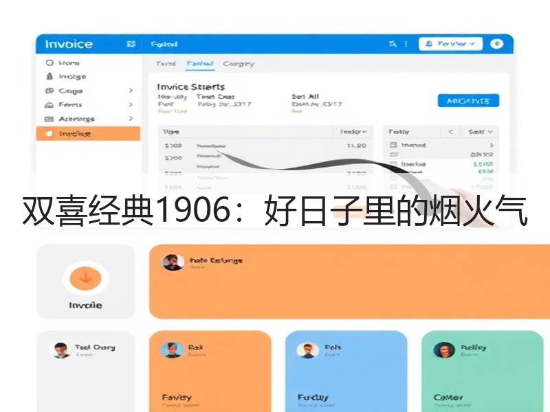 双喜经典1906：好日子里的烟火气