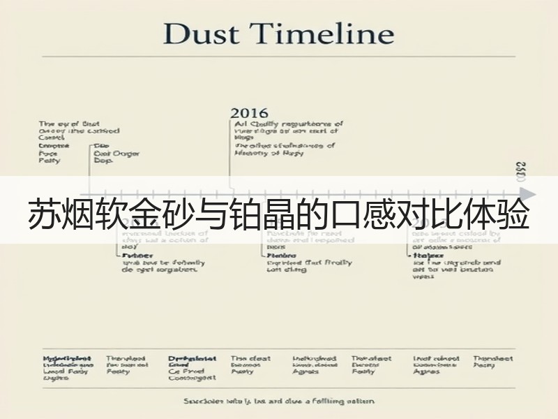 苏烟软金砂与铂晶的口感对比体验