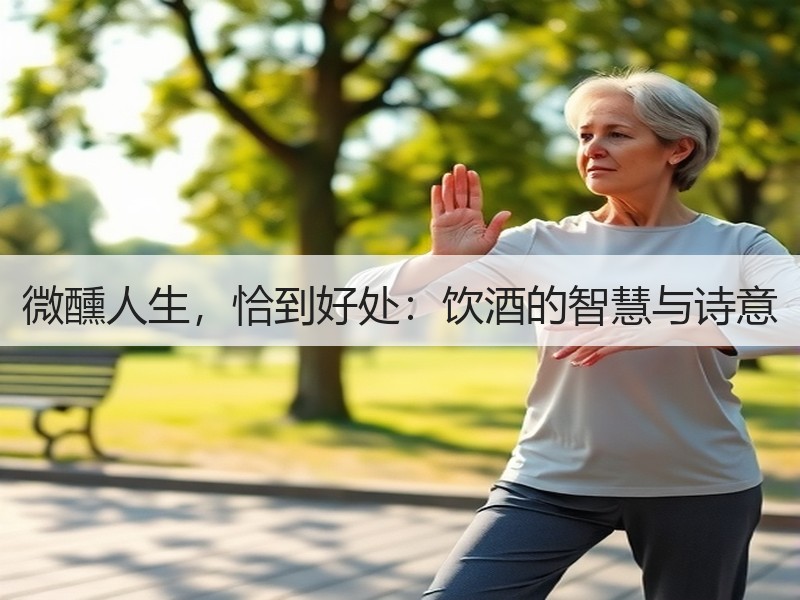 微醺人生，恰到好处：饮酒的智慧与诗意