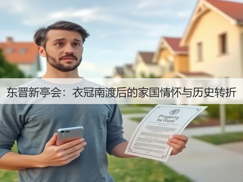 东晋新亭会：衣冠南渡后的家国情怀与历史转