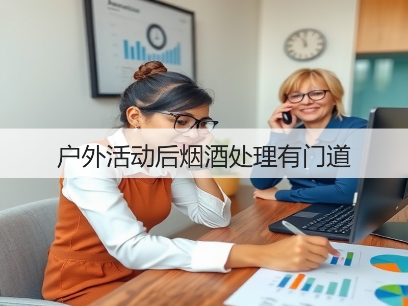 户外活动后烟酒处理有门道