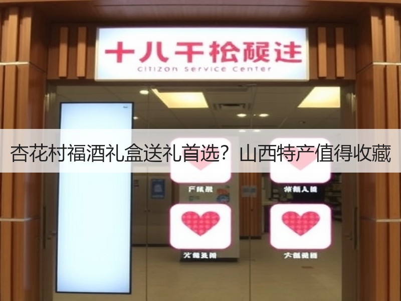 杏花村福酒礼盒送礼首选？山西特产值得收藏