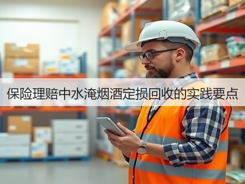 保险理赔中水淹烟酒定损回收的实践要点