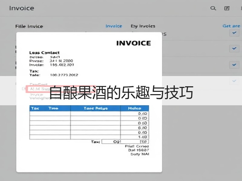 自酿果酒的乐趣与技巧