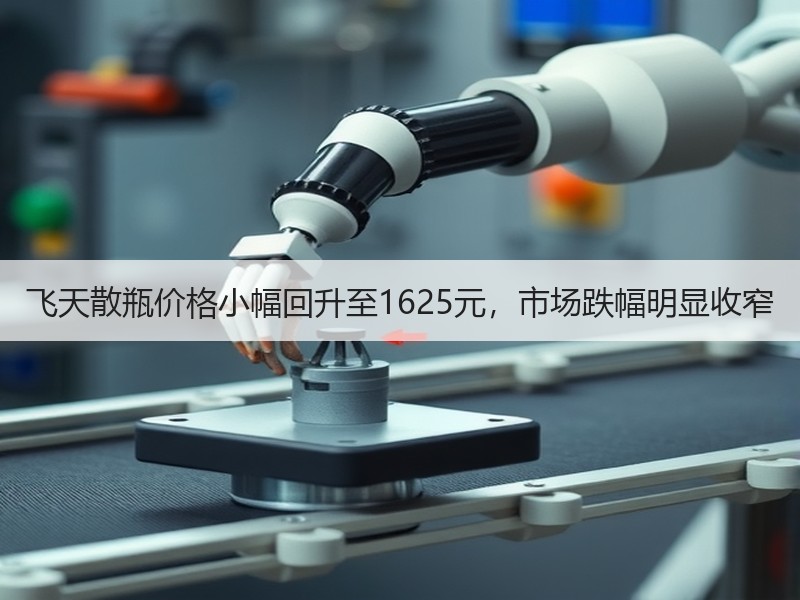 飞天散瓶价格小幅回升至1625元，市场跌