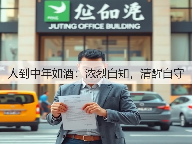 人到中年如酒：浓烈自知，清醒自守