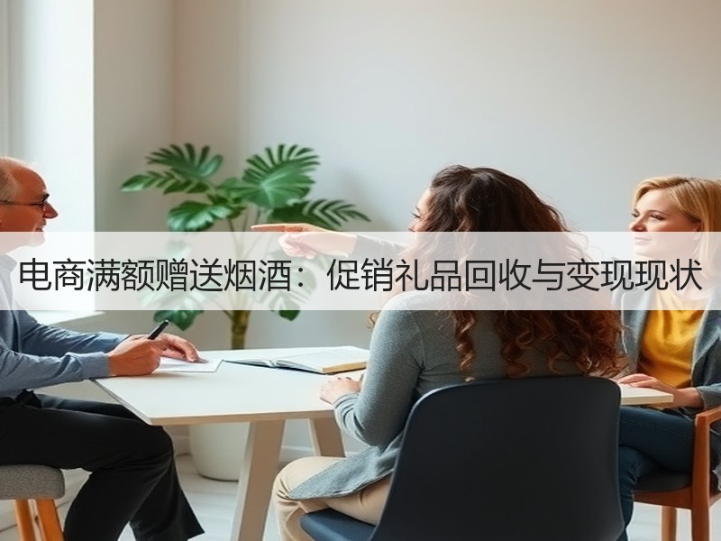 电商满额赠送烟酒：促销礼品回收与变现现状