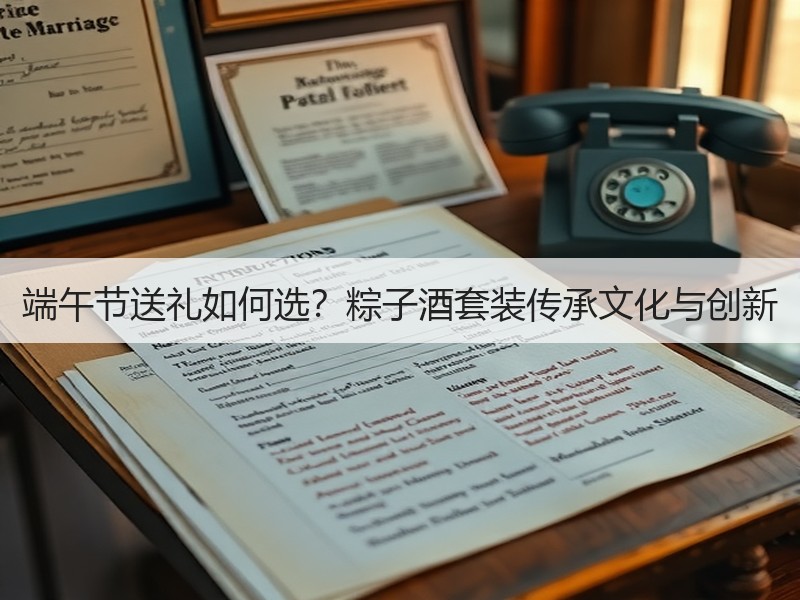 端午节送礼如何选？粽子酒套装传承文化与创
