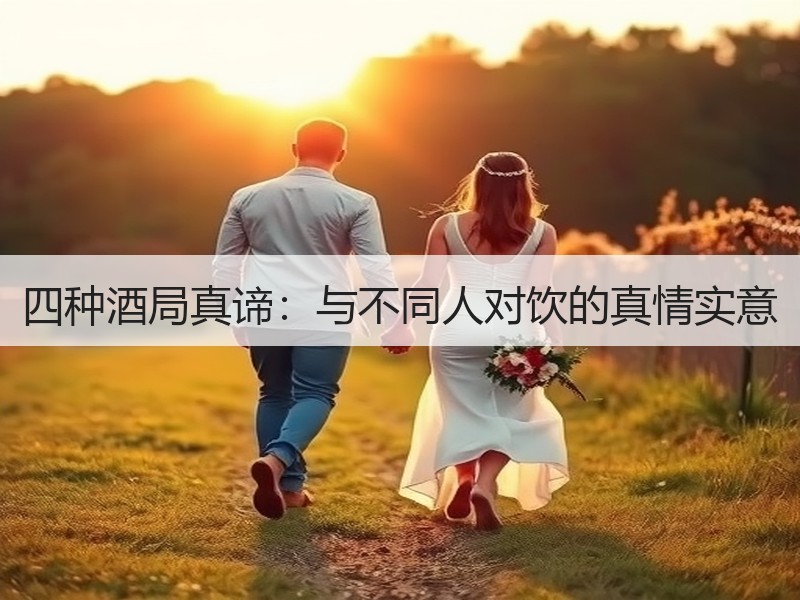 四种酒局真谛：与不同人对饮的真情实意