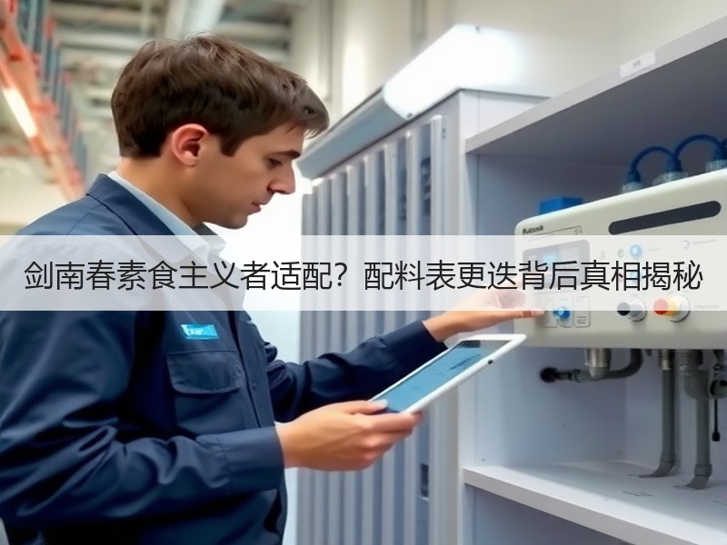剑南春素食主义者适配？配料表更迭背后真相