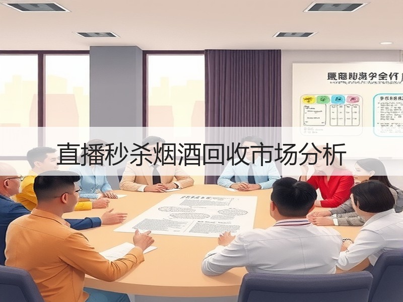直播秒杀烟酒回收市场分析