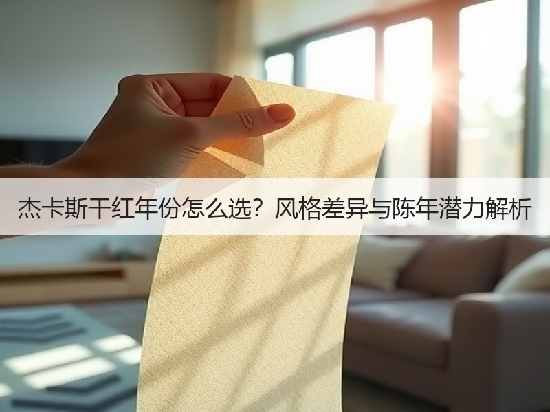 杰卡斯干红年份怎么选？风格差异与陈年潜力