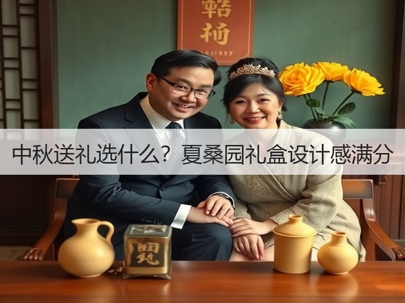中秋送礼选什么？夏桑园礼盒设计感满分
