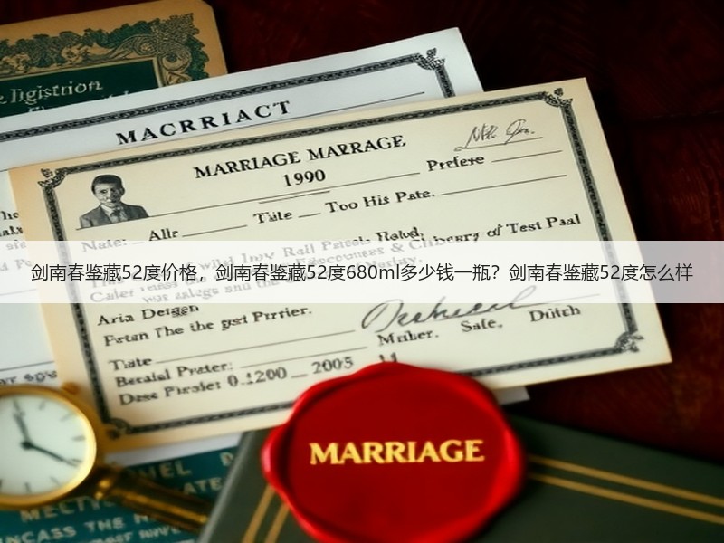 剑南春鉴藏52度价格，剑南春鉴藏52度6