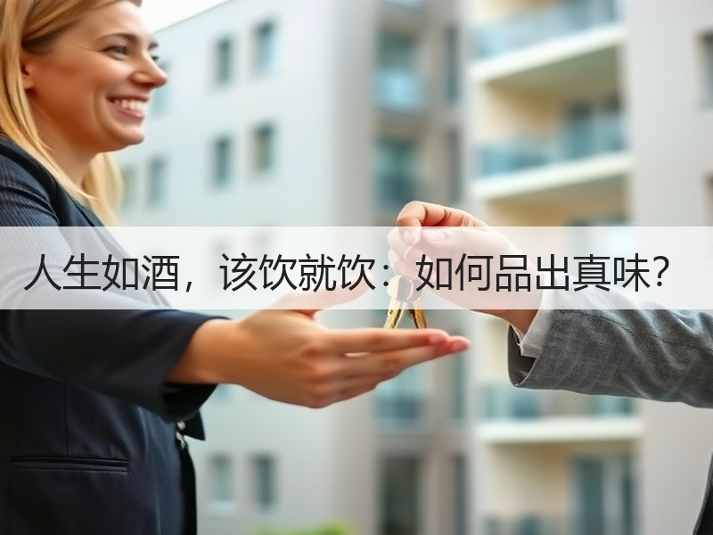 人生如酒，该饮就饮：如何品出真味？