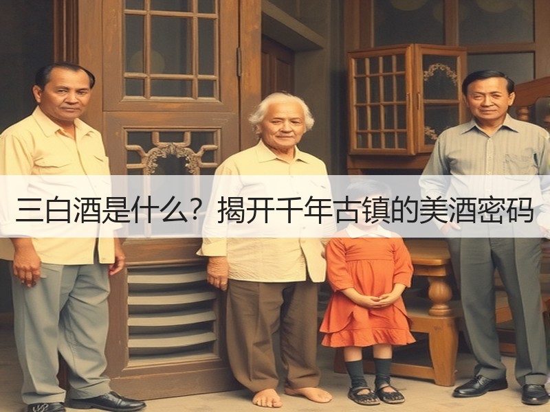 三白酒是什么？揭开千年古镇的美酒密码