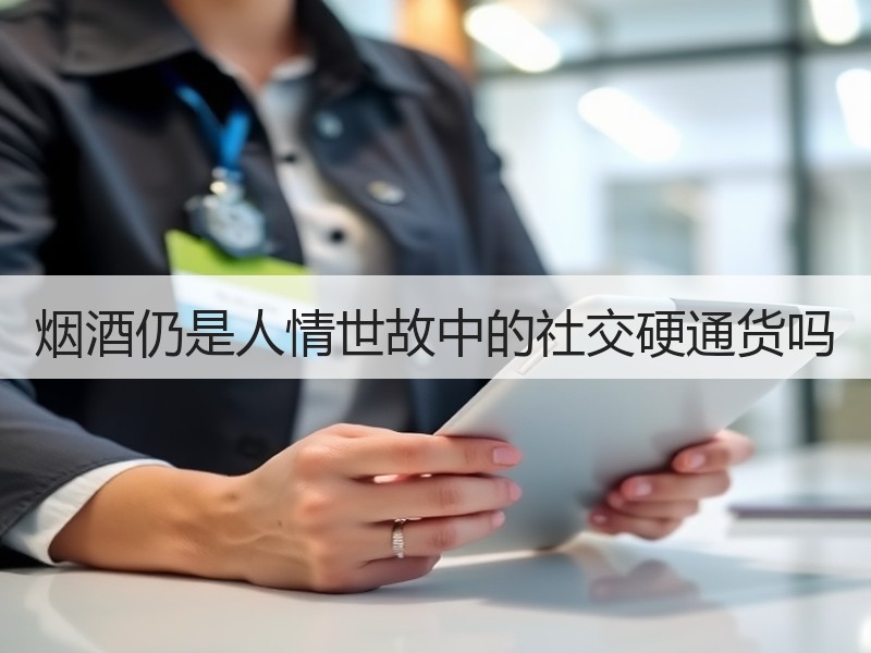 烟酒仍是人情世故中的社交硬通货吗