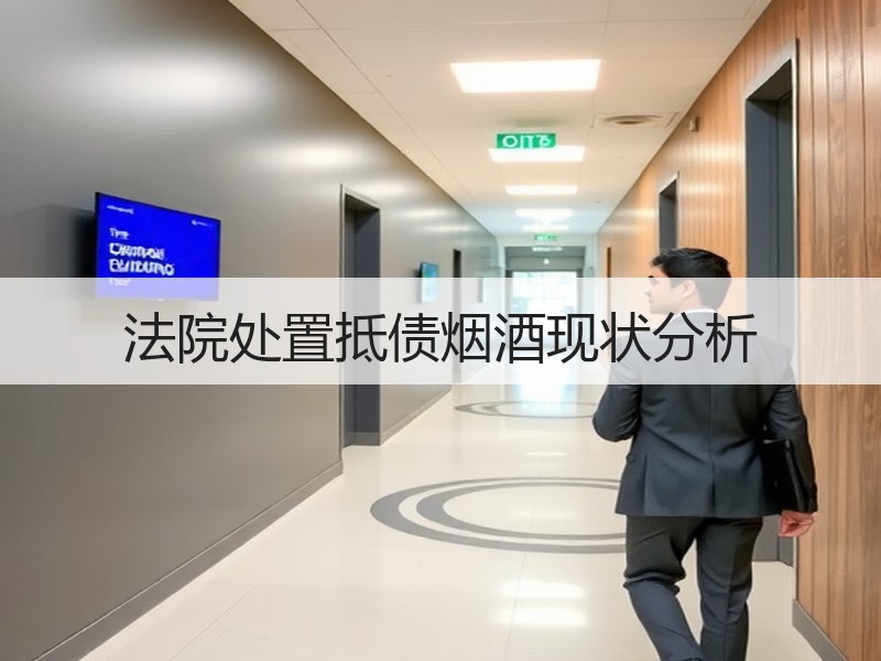 法院处置抵债烟酒现状分析